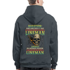 Average Person Can't Be Lineman Apparel - Skull Pliers T-Shirt Hoodie & More - grunx260804-0230