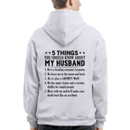 5 Things You Should Know About My Husband Carpenter Apparel - Funny Gift T-Shirt, Hoodie & More - grunx260804-0022