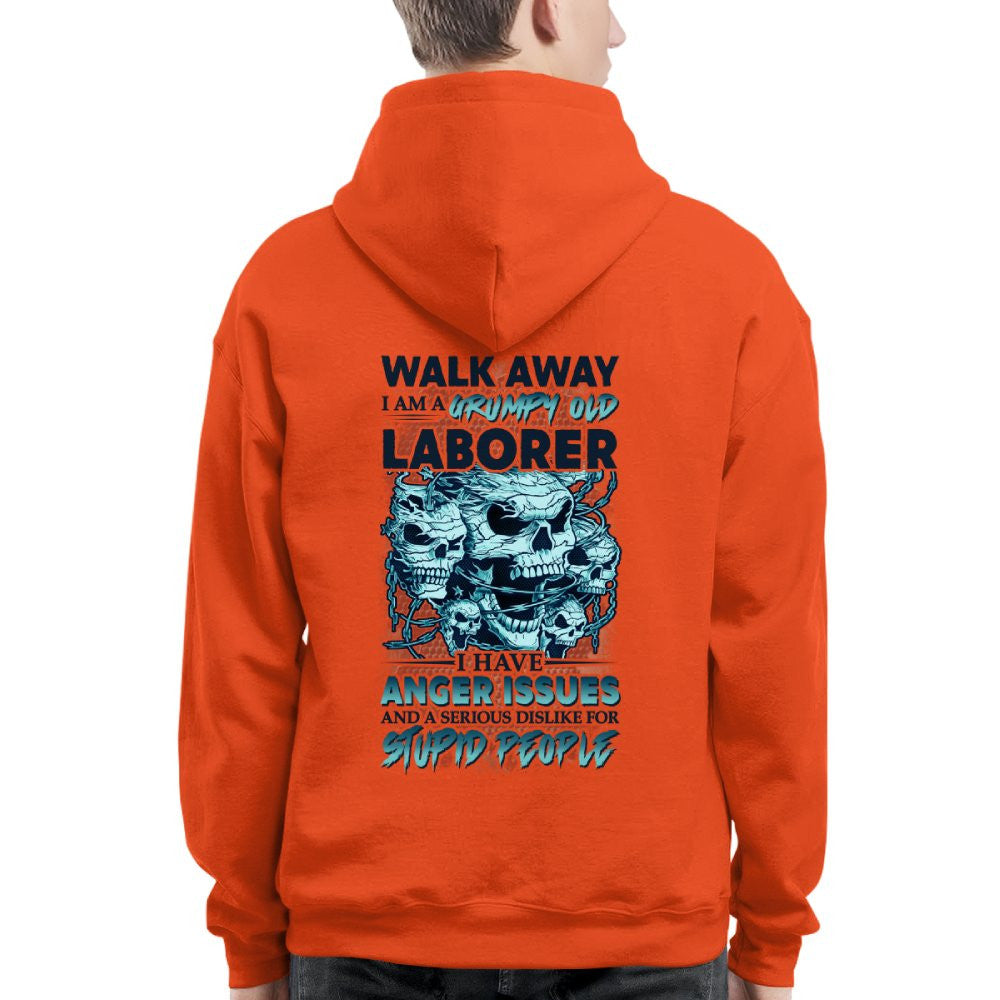 Laborer Anger Issues Apparel - Grumpy Laborer T-Shirt, Hoodie & More - grunx260804-0183