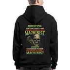 Average Person Can't Be Machinist Apparel - Skull Wrench T-Shirt Hoodie & More - grunx260804-0233