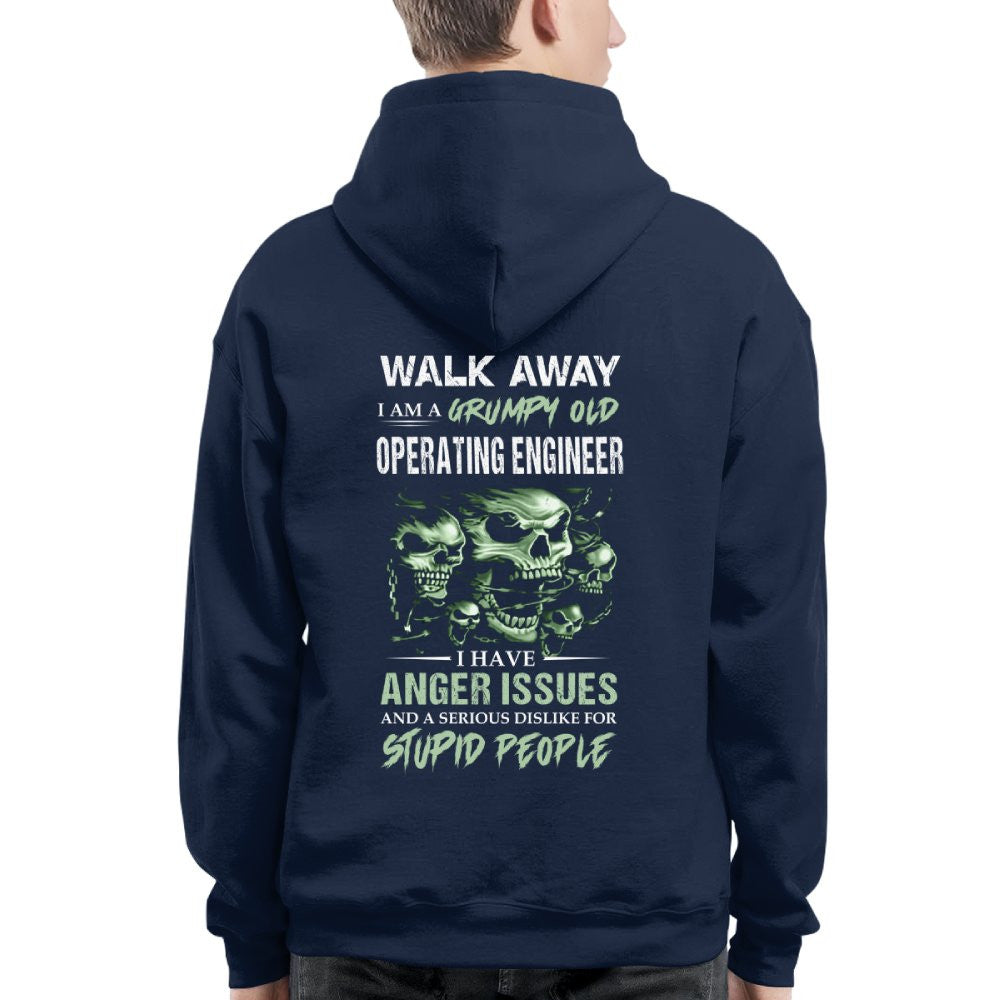 Grumpy Old Operating Engineer Shirt - Attitude Skull Tee Hoodie & More - grunx260804-0180