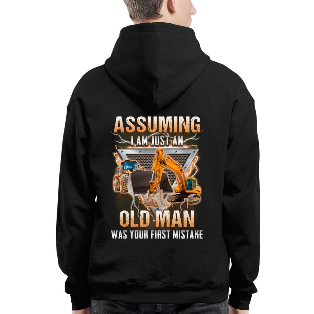 Assuming I'm Just An Old Man - Heavy Equipment Operator T-Shirt, Hoodie & More - grunx260804-0219