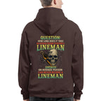 Average Person Can't Be Lineman Apparel - Skull Pliers T-Shirt Hoodie & More - grunx260804-0230