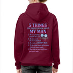 5 Things You Should Know About My Man - HVAC Tech Funny T-Shirt Hoodie & More - grunx260804-0030