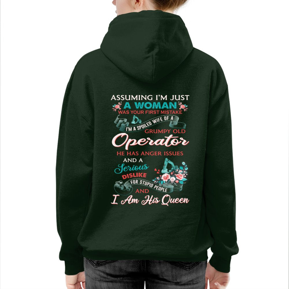 Assuming I'm Just A Woman - Operator Wife Pride T-Shirt, Hoodie & More - grunx260804-0215