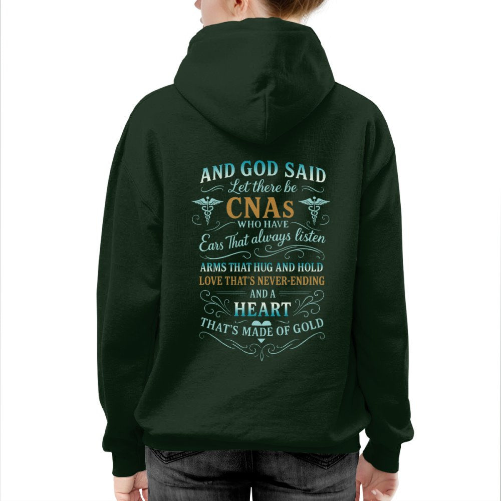 And God Said CNAs Heart Made of Gold T-Shirt, Hoodie & More - grunx260804-0164