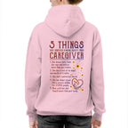 5 Things Caregiver Warning Apparel - Funny Quote T-Shirt, Hoodie & More - grunx260804-0018