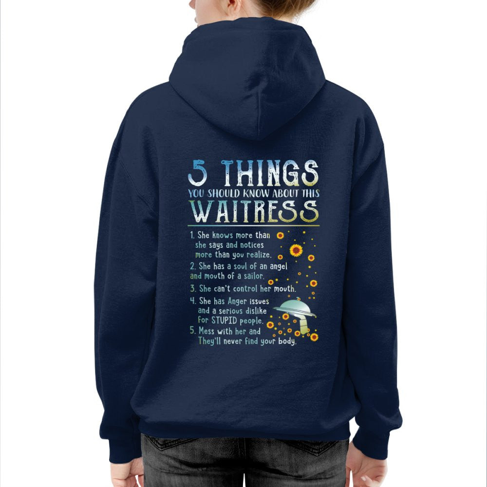 5 Things About This Waitress Apparel - Funny Warning Quote T-Shirt, Hoodie & More - grunx260804-0016