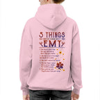 5 Things EMT Warning Apparel - Funny List T-Shirt, Hoodie & More - grunx260804-0019