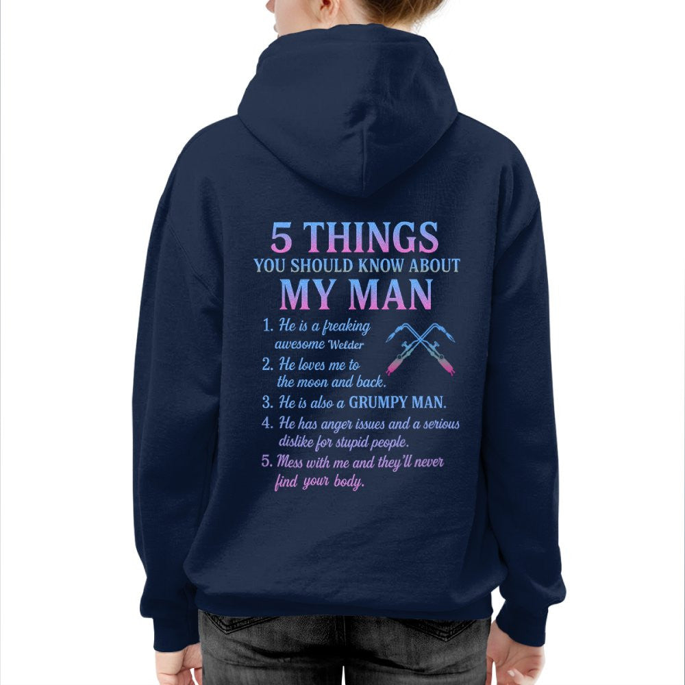 5 Things You Should Know - Welder Quote T-Shirt Hoodie & More - grunx260804-0052