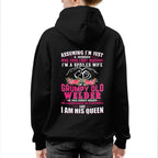 Assuming I'm Just A Woman - Grumpy Welder Wife Quote T-Shirt Hoodie & More - grunx260804-0212