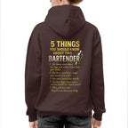 5 Things You Should Know About This Bartender - Funny Quote T-Shirt, Hoodie & More - grunx260804-0038