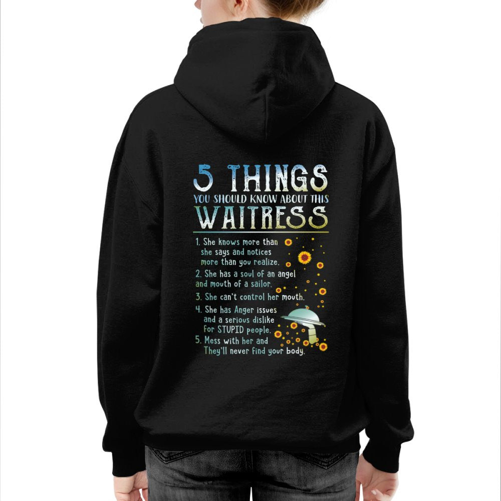 5 Things About This Waitress Apparel - Funny Warning Quote T-Shirt, Hoodie & More - grunx260804-0016
