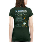 Chef 5 Things You Should Know Apparel - Funny Chef Quote T-Shirt, Hoodie & More - grunx260804-0055