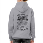 And God Said Let There Be Massage Therapists - Apparel T-Shirt, Hoodie & More - grunx260804-0168