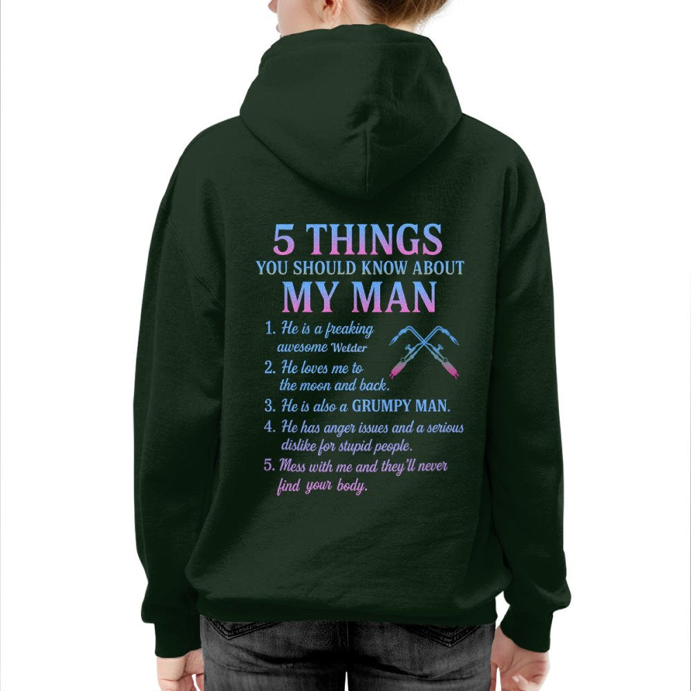 5 Things You Should Know - Welder Quote T-Shirt Hoodie & More - grunx260804-0052