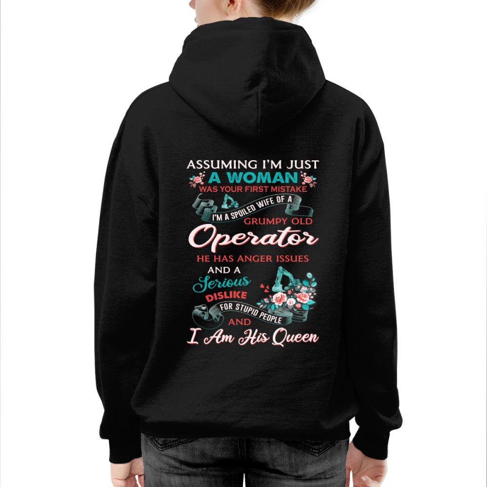 Assuming I'm Just A Woman - Operator Wife Pride T-Shirt, Hoodie & More - grunx260804-0215