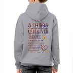 5 Things Caregiver Warning Apparel - Funny Quote T-Shirt, Hoodie & More - grunx260804-0018