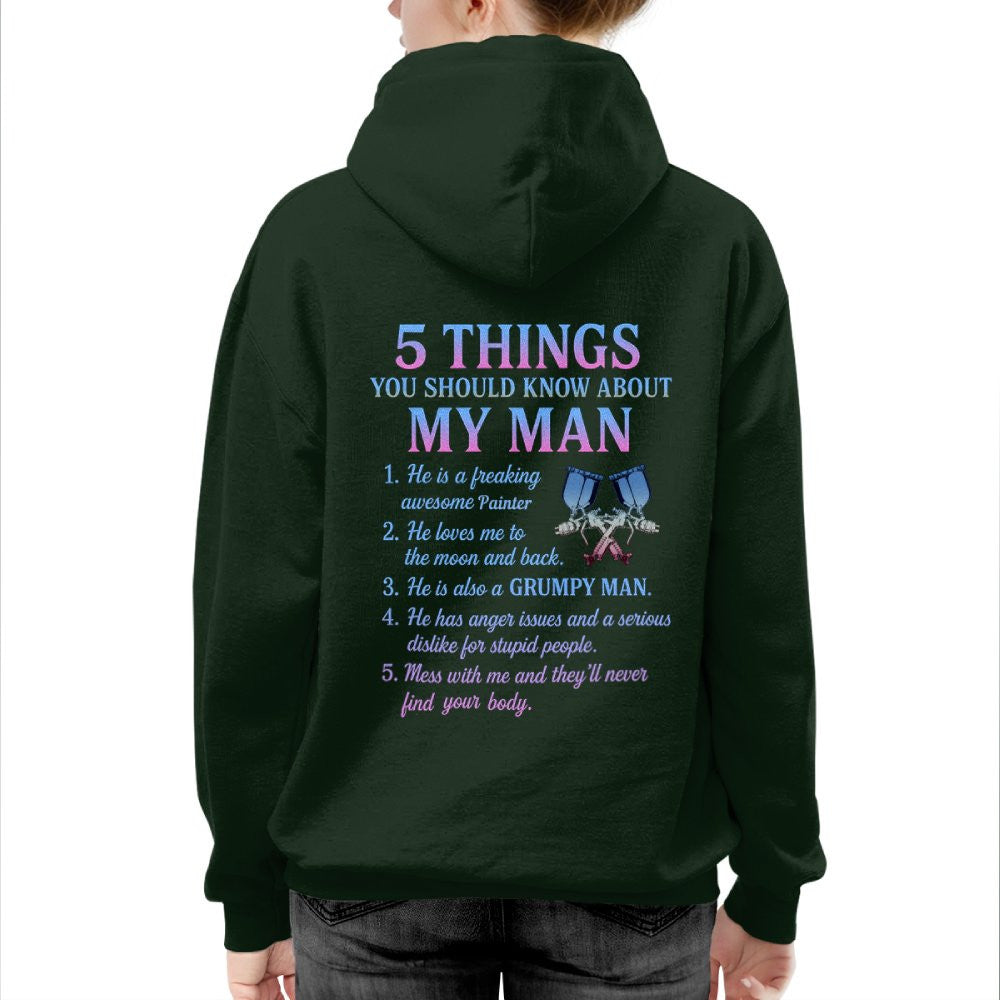 5 Things You Should Know - Painter Quote T-Shirt Hoodie & More - grunx260804-0047