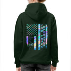 American Flag Holographic - Tow Truck Operator Pride T-Shirt Hoodie & More - grunx260804-0150