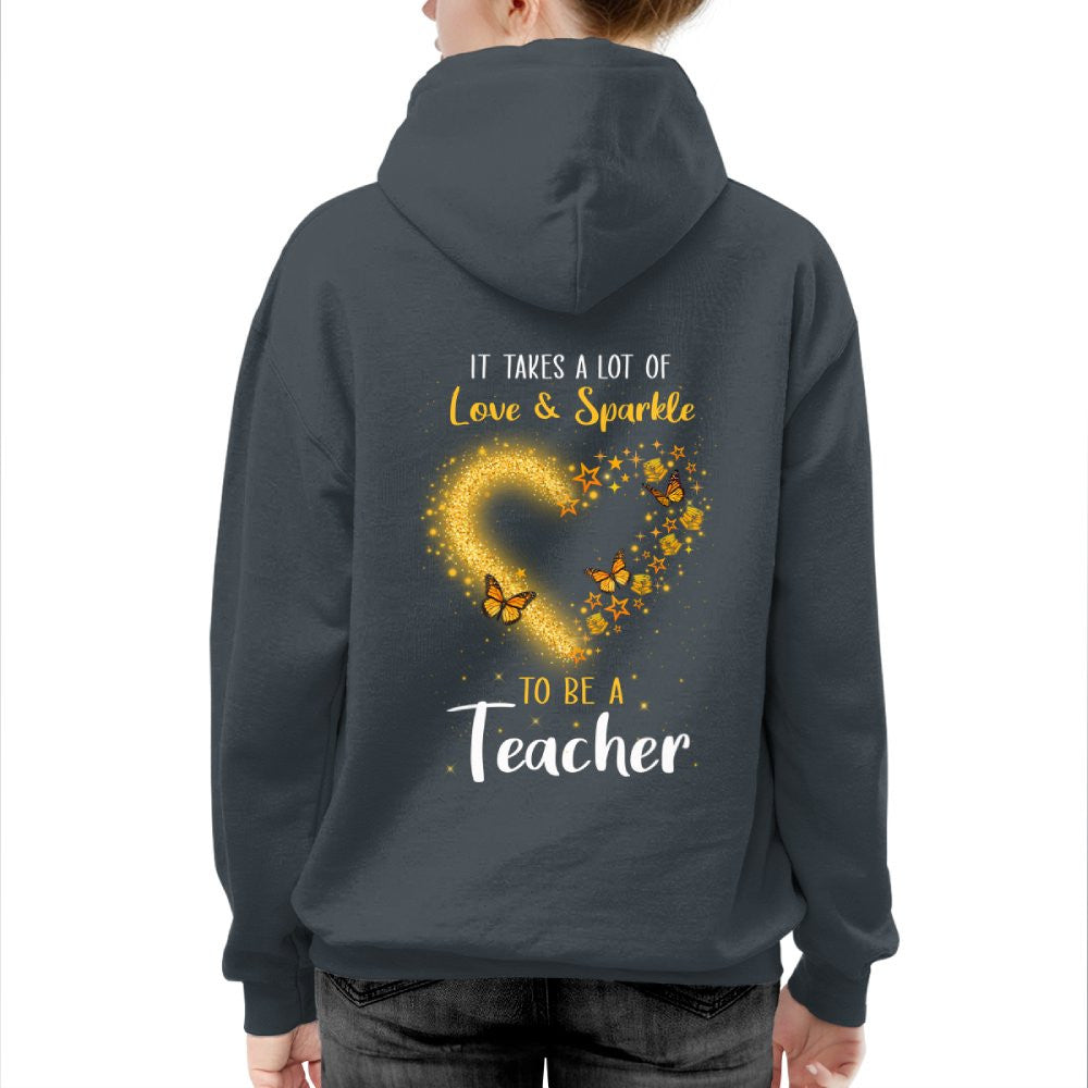 Love And Sparkle - Glitter Heart Teacher Quote T-Shirt, Hoodie & More - grunx260804-0170