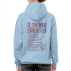 5 Things Caregiver Warning Apparel - Funny Quote T-Shirt, Hoodie & More - grunx260804-0018