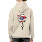 American Flag Flower CNA Apparel - Patriotic Heartbeat T-Shirt, Hoodie & More - grunx260804-0147