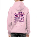 5 Things You Should Know - Mechanic Wife Funny T-Shirt, Hoodie & More - grunx260804-0046