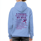 5 Things About My Carpenter Man Apparel - Funny Relationship T-Shirt, Hoodie & More - grunx260804-0001