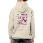 5 Things About My Plumber Man Apparel - Funny Relationship T-Shirt, Hoodie & More - grunx260804-0013