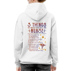 5 Things Nurse Warning Apparel - Funny Quote T-Shirt, Hoodie & More - grunx260804-0020