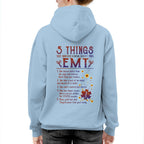 5 Things EMT Warning Apparel - Funny List T-Shirt, Hoodie & More - grunx260804-0019