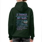 5 Things You Should Know About My Man - Firefighter Funny T-Shirt Hoodie & More - grunx260804-0027