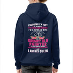 Assuming I'm Just A Woman - Grumpy Painter Wife Quote T-Shirt Hoodie & More - grunx260804-0210