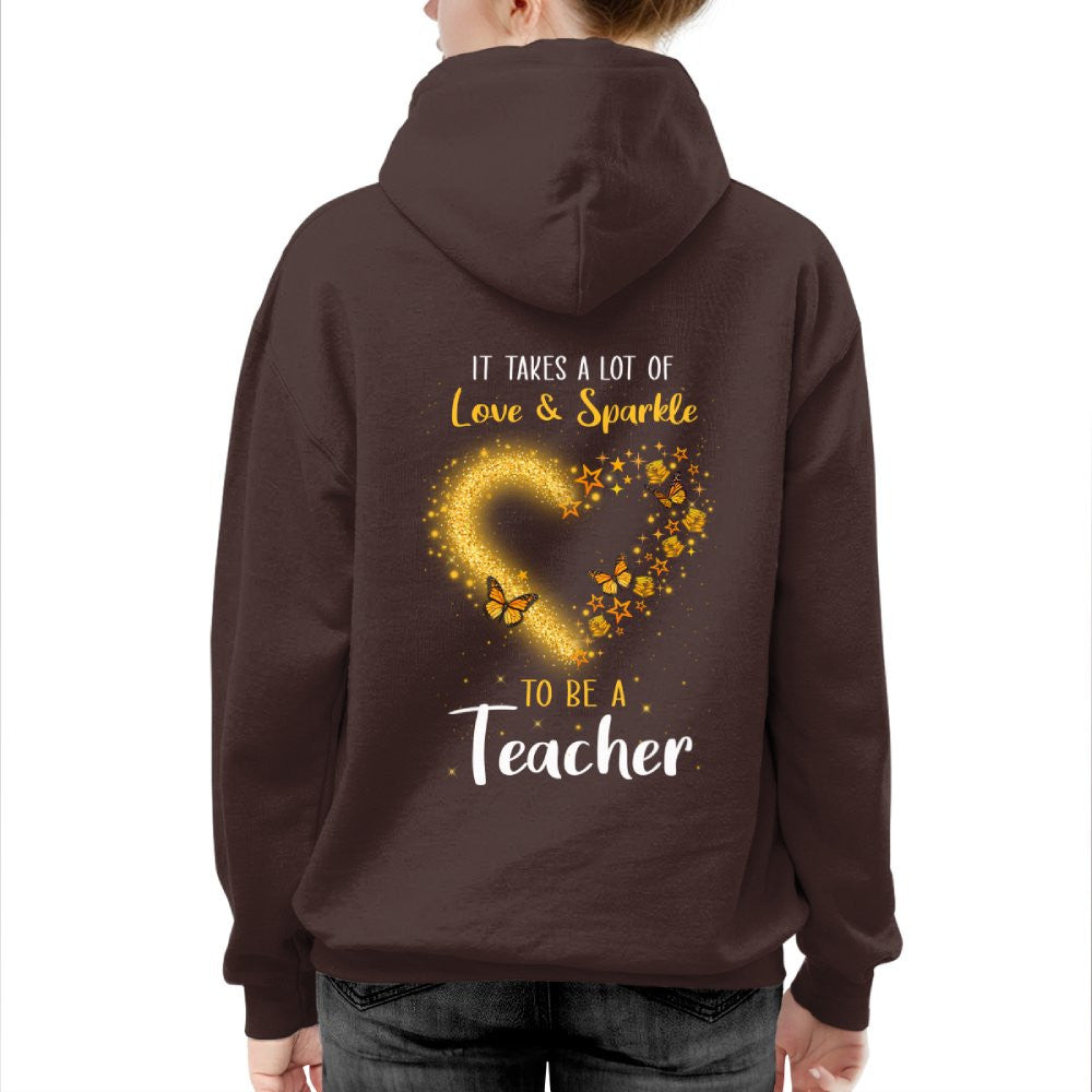 Love And Sparkle - Glitter Heart Teacher Quote T-Shirt, Hoodie & More - grunx260804-0170