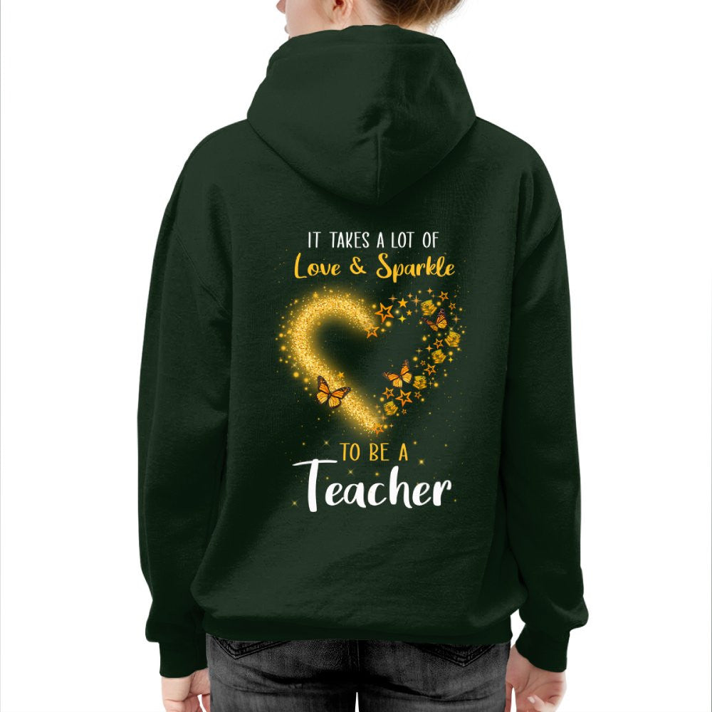 Love And Sparkle - Glitter Heart Teacher Quote T-Shirt, Hoodie & More - grunx260804-0170
