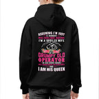 Assuming I'm Just A Woman - Grumpy Operator Wife Quote T-Shirt Hoodie & More - grunx260804-0209