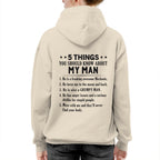 5 Things About My Mechanic Man Apparel - Funny Love Quote T-Shirt, Hoodie & More - grunx260804-0011