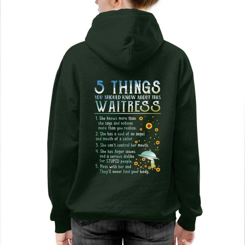 5 Things About This Waitress Apparel - Funny Warning Quote T-Shirt, Hoodie & More - grunx260804-0016