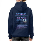 5 Things You Should Know About My Man - HVAC Tech Funny T-Shirt Hoodie & More - grunx260804-0030