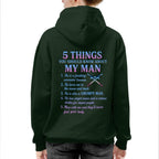 5 Things About My Man - Lineman Funny T-Shirt, Hoodie & More - grunx260804-0006