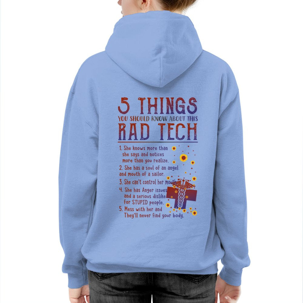 Rad Tech Warning - 5 Things You Should Know Funny T-Shirt, Hoodie & More - grunx260804-0059