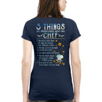 Chef 5 Things You Should Know Apparel - Funny Chef Quote T-Shirt, Hoodie & More - grunx260804-0055