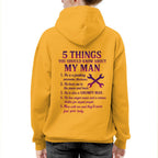 5 Things You Should Know - Mechanic Wife Funny T-Shirt, Hoodie & More - grunx260804-0046