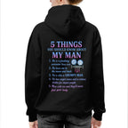 5 Things You Should Know About My Man - HVAC Tech Funny T-Shirt Hoodie & More - grunx260804-0030