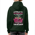 Assuming I'm Just A Woman - Grumpy Welder Wife Quote T-Shirt Hoodie & More - grunx260804-0212