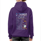 Chef 5 Things You Should Know Apparel - Funny Chef Quote T-Shirt, Hoodie & More - grunx260804-0055