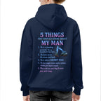 5 Things You Should Know About My Man Hoodie - Funny Heavy Equipment Operator Gift - grunx260804-0029