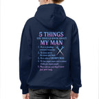 5 Things You Should Know About My Man - Ironworker Funny T-Shirt Hoodie & More - grunx260804-0031