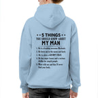 5 Things About My Mechanic Man Apparel - Funny Love Quote T-Shirt, Hoodie & More - grunx260804-0011